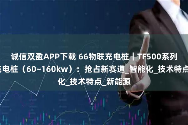 诚信双盈APP下载 66物联充电桩｜TF500系列大直流充电桩（60~160kw）：抢占新赛道_智能化_技术特点_新能源